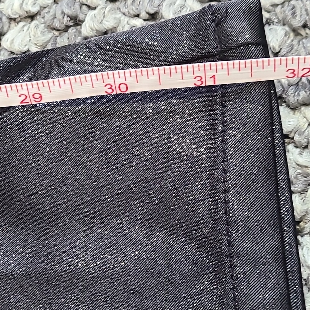 Y2K MISEMEANOR‎ PANTS BLACK POLYESTER SPANDEX SIZE 5 - Picture 7 of 14